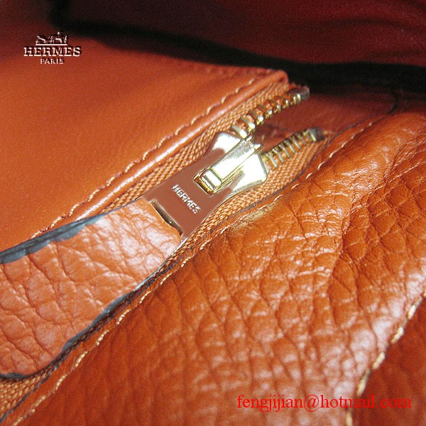 Hermes Kelly 32cm Togo Leather Bag Orange 6108 Gold Hardware Hermes Kelly 32cm Togo Leather Bag Orange 6108 Gold Hardware
